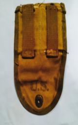 M-1 Carbine ammo twin pouch-dated 1944 American made by Hamelco - 2 of 3
