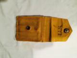 WW1 45 caliber two magazine pouch for the 1911 45 auto pistol - 3 of 3