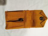 WW1 45 caliber two magazine pouch for the 1911 45 auto pistol - 1 of 3