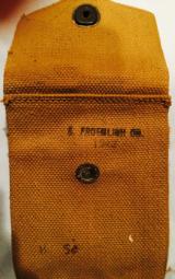 WWII 45 caliber two magazine pouch for the 1911 45 auto pistol - 1942 - 3 of 3