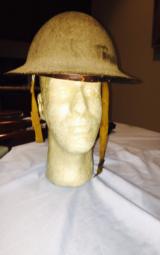 British steel helmet (WWI and WWII) with leather liner -excellent condition - 8 of 8