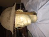 British steel helmet (WWI and WWII) with leather liner -excellent condition - 2 of 8