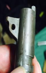 WWII 45 ACP barrel stamped HS-High Standard on lug - 1 of 3