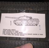 Scale model of German -Leopard tank-used by DIA on mock battlefield- 2 of 7