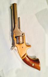7 shot 22 cal spur trigger -brass frame - 3 of 4