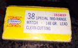 Western Super Match -Vintage Yellow box 38 Special -50 rds - 2 of 3