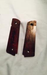 New 1911 Rosewood Grips -mint unused and inexpensive - 2 of 2