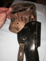P-38 Black leather holster made by Original WWII makers - 3 of 3