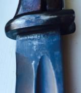 K-98 bayonet scabbard and frog in unissued condition "ASW 43" - 4 of 8