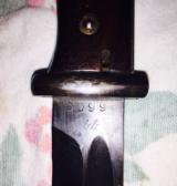 K-98 bayonet scabbard and frog in unissued condition "ASW 43" - 2 of 8