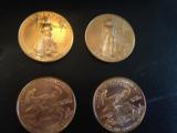 Four Gold $50.00 coins -American
- 1 of 6