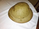 Steel American helmet used from WWI to WWII with leather liner -excellent condition - 3 of 6