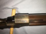 Stevens single shot,lever action, model 44 22 L.R., 24",
Lyman Apecture,Vernier tang sight - 9 of 10