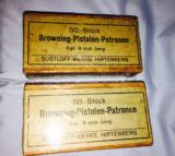 New un-issued-unwraped WWII Browning 9mm ammo - 1 of 3