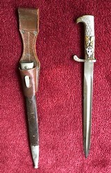 Nazi Field Police Dress bayonet -Bonn Germany with scabbord - 5 of 8