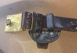 Original leaather belt and buckels from the Civil War -Augusta Maine manufacture - 9 of 12