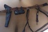 Original leaather belt and buckels from the Civil War -Augusta Maine manufacture - 11 of 12