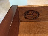 Matched pair of Mahagony end tables -labeled Kittinger of NEW YORK-Chippendale style - 2 of 4