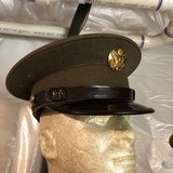 Mint Marine Corps Dress Hat with visor- WWII - 1 of 2