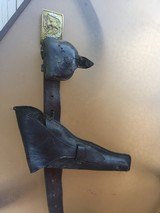 Mint Civil War Union belt and buckel, repro holster and cap box originial Sword loop for carring sword - 8 of 8
