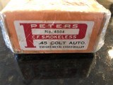 Vintage 45 ACP -1920's Peters -Unopened -full box - 2 of 3