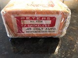 Vintage 45 ACP -1920's Peters -Unopened -full box - 3 of 3