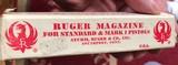 Rare 9 shot Ruger Mark I 22 lr magizine - original white box - 5 of 6