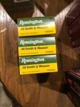 Three boxes of Remington manufacture 40 caliber -JKTD Hollow Point - 25 rds per box - 1 of 1