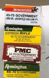 Five boxes of factory 45-70 ammo - 1 of 2