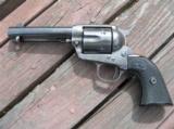 Colt saa 38-40, with factory letter, 80% bbl. blue, some good case, super grips, crispy gun with letter - 1 of 9