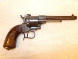 Civil War Range 12MM M1854 Lefaucheux Brevete Pinfire Revolver - 2 of 14
