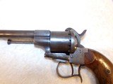 Civil War Range 12MM M1854 Lefaucheux Brevete Pinfire Revolver - 3 of 14