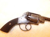 Civil War Wedge Frame London Maker Marked Adams Webley Bentley Self Cocking - 5 of 9