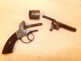 Civil War Wedge Frame London Maker Marked Adams Webley Bentley Self Cocking - 8 of 9