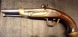 French Arenal M1822 T Bis Percussion Conversion Horse Pistol - 3 of 14