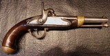 French Arenal M1822 T Bis Percussion Conversion Horse Pistol - 1 of 14