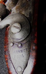 Early 1800's Barnett / Liege .60 Smoothbore Musket Tiger Stripe Stock - 3 of 12