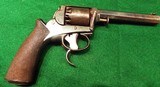 Civil War Era Cased British Hollis & Sheath Tranter Patent Revolver - 9 of 15