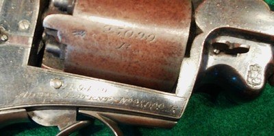 M1854 Beaumont Adams Reilly London Armory Co. Revolver Civil War - Image 9 of 14