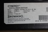 Browning Cynergy Feather O/U 410 Ga. 3" Chambers Invector Chokes 28" barrels ANIB - 15 of 15