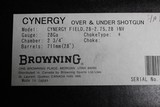 Browning Cynergy Field 28 Ga., 28" barrels, Invector Chokes, 2 3/4 Chambers, ANIB - 13 of 13