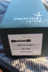 Swarovski Z6I 2.5-15x44 4A-I HD ANIB ILLUMINATED RETICLE - 1 of 5