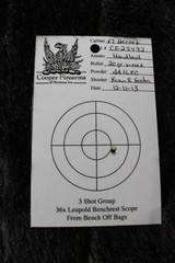 * COOPER of MONTANA * Model 38 * 2014 Shot Show Presentation Rifle * 17 HORNET * RARE RIFLE * - 15 of 15