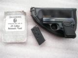 BROWNING "BABY" MODEL LIKE NEW ORIGINAL CONDITION WITH POUCH AND MANUAL - 1 of 15