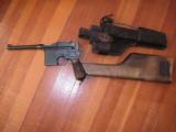 MAUSER RED 9 BROOMHANDLE IN EXCELLENT ORIGINAL ALL MATCHING CONDITION, FUL RIG - 1 of 20