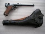 LUGER DWM 1917 ARTILERY IN EXCELLENT ORIGINAL CONDITION ALL MATGHING FULL RIG - 1 of 18
