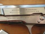 BROWNING MOD. BDA-380 NICKEL PLATED IN LIKE NEW ORIGINAL CONDITION - 4 of 9