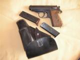 WALTHER MOD. PPK CAL. 32ACP 1933 MFG FULL RIG IN EXCELENT ORIGINAL CONDITION - 1 of 20