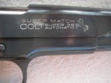 COLT SUPER MATCH .38 IN 99% ORIGINAL CONDITION ONE OF 857 SUPPLIED IN 1930 - 11 of 15