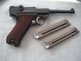 MAUSER BANNER COMMERCIAL 1937 DATED CALIBER 7.65mm 4 3/4" FULL RIG - 3 of 20